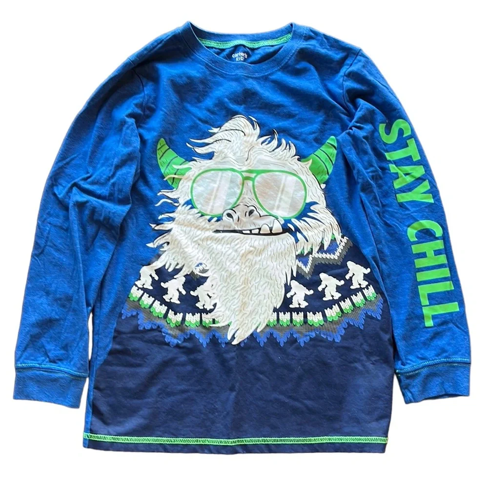 Carter’s | Kid’s Yeti Long Sleeve Shirt sz 12